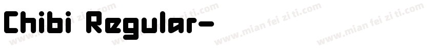 Chibi Regular字体转换